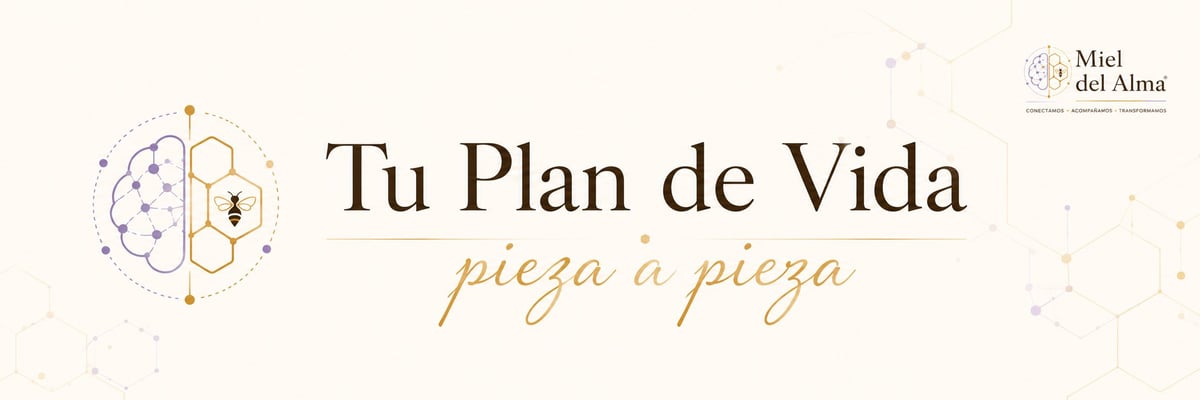 Header gráfico de Tu Plan de Vida pieza a pieza con diseño celestial y decorativo